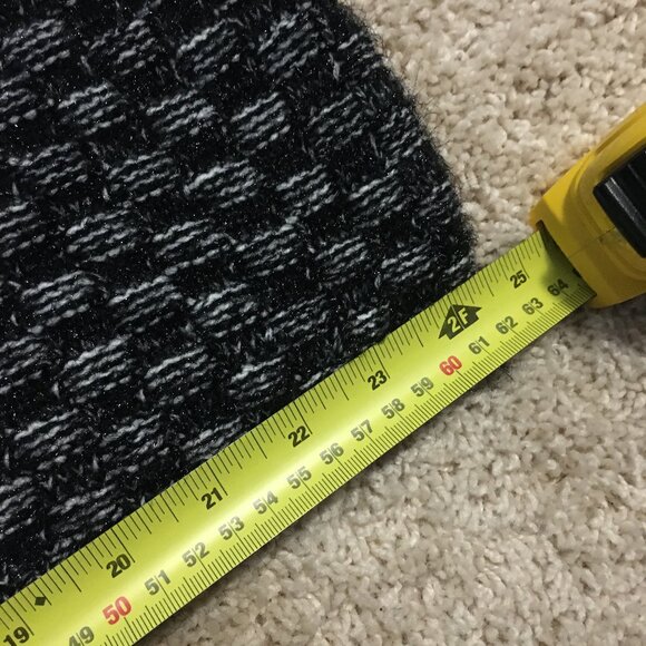 MaxSport Heavy Cozy Checkered Long Open Sweater Cardigan - Picture 15 of 16